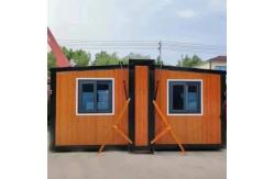 China 700mm Prefab Folding House with Fireproof Steel Structure supplier