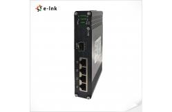 China Industrial 4 ports 10/100M (4 ports POE+) 1 Port 100BASE-FX Ethernet Switch supplier