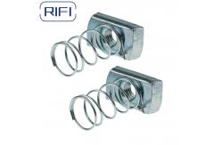 China Hot Dip Galvanized Stainless Steel Unistrut With Spring Nut And Coating supplier