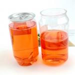 Food Grade Wear Resistant Plastic Beverage Jar 355ml For Soft Drinks for sale