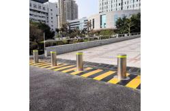 China OEM Pre Embedded Height 1110mm Automatic Rising Bollards For Driveways supplier
