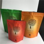 Digital Printing standing up Resealable k Top Coffee Bags With Valve 250g 500g 1kg for sale