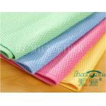 Red / Blue / Yellow Washable Microfiber Glass Cleaning Cloth For Window Cleaning for sale