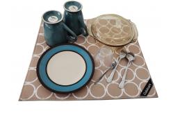 China Microfiber Printing Cloth Decorative Dish Drying Mat supplier