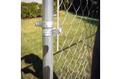 China 2.5M Woven Animal Enclosure Metal Wire Mesh Fencing White Chain Link Fence supplier