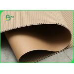 Single Face Corrugated Cardboard For DIY Crafts 110gsm + 120gsm Flat Surface for sale