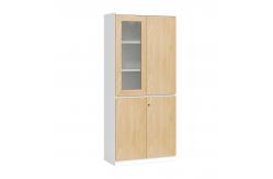 China Office Filing Cabinet Systems Wood 4 Door Vertical File Cabinet In School supplier