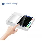 12 Leads 6 Channels Cardiogram Medical Ecg Machine With Real Time Diagnostic Analysis
