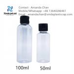 Plastic Butterfly Screw Smooth Lid Caps Flip Top Cap , Safe For Packaging for sale