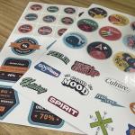 Self-adhesive Label Material 128gsm Matte Sticker Paper For Inkjet Printing