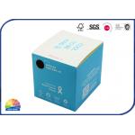 Matte Lamination Recycle Folding Carton Box With Safety Catch Tearable