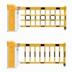 Remote Control Boom Barrier Gate Parking Lot Vehicle Traffic Control 6m Length Fencing for sale