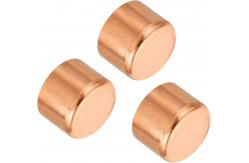 China 150 PSI Pressure Rating Copper Pipe End Cover for Professional Pipe Fitting supplier