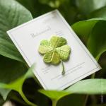 Eco-Artisan Clover Iron-OnEmbroidery Patches Wisdom & Natural Harmony for sale