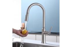 China HOMEKA Smart Kitchen Faucet Pull Down Type Dual Function Spray Head For Sink supplier
