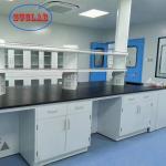 Rustproof Modular Island Benches In Laboratory Multipurpose Steel Material