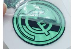 China High Density 0.2mm 3D Twill Screen Printed Patches For Children Garments supplier