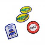 School Applique Woven Patch Badges , Sew On Embroidered Patches OEM for sale