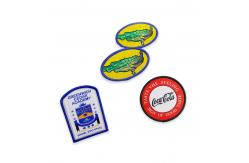 China School Applique Woven Patch Badges , Sew On Embroidered Patches OEM supplier