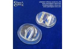 China Custom Optical Borosilicate Glass Street Light LED Glass Lens supplier