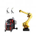 6 Axis Payload 25kg Reach 1831mm FANUC M-710iC/50 Robot Arm WIth MIG MAG Welder for sale