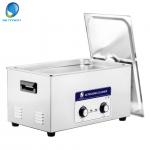 Mesh Basket Mechanical Ultrasonic Cleaner , Ultrasonic Fuel Injector Cleaning 20L for sale