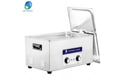 China Mesh Basket Mechanical Ultrasonic Cleaner , Ultrasonic Fuel Injector Cleaning 20L supplier