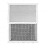Top- AAMA Certified Vinyl UPVC Single Hung Windows with Fiberglass Screen Netting Material for sale