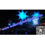 Lighting Inflatable Spiky Star Decoration , Inflatable Spiky Ball for sale