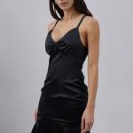 Women Silk Slip Dress Elegant Customized Asymmetric Backless Dresses