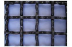China Knurled Stainless Steel Mesh BBQ Intercrimp Wire Mesh 22mm supplier