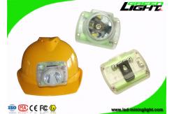China 15000 Lux Mining Cap Lights PC ABS Material OLED Screen With Transparent Body supplier