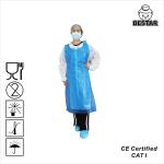 Oem Breathable Polythene Disposable Protective Apron 80X120CM For Beauty Salon for sale