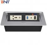 Conference Table Cable Connection Pop Up Electrical Socket With Usb And HD-MI for sale