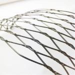 Custom Stainless Steel 304/316 Woven Rope Mesh Hand Knitting High Durability for sale