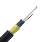 China Outdoor Fibre Optic Cable Single Jacket Adss Telecommunication Cable Lszh Asu 80 Asu 120 for sale