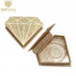 Diamond Shape False Eyelash Packaging Box Cosmetic Product Package With Blister Insert for sale
