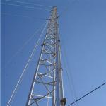 Equilateral Triangle Mobile Communication Tower Guyed Mast for sale
