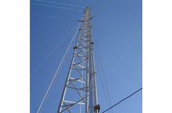 China Equilateral Triangle Mobile Communication Tower Guyed Mast supplier