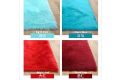 China Super Soft Home Use Polyester Area Rugs D.Gray/ Faux Sheepskin Area Rug supplier