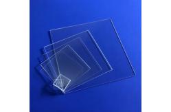China Square High Uv Transmission Clear Fused Quartz Plate Customize Polishing Transparent Quartz Substrate supplier
