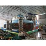 Playground Equipment Inflatable Airplane Jumping House 8-18 Children Capacity