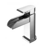 Chrome Bathroom Tap With Spout Height 83 Mm With Pull Rod Bathroom Fitting for sale