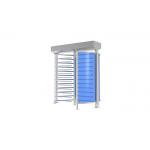SS304 Full Body Turnstile Single Passage Automatic LED Light Indicator 0.2S for sale