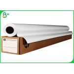 Good Strength 80gsm White Inkjet Plotter Paper Roll For Garment Cutting System