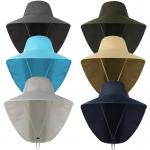 Stylish  Sunshade Nylon Quick Fisherman Bucket Hat UPF40 Fisherman Fishing HatS for sale