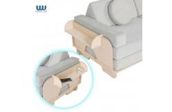 China Comfortable Durable Modular Play Sofa Wooden Frame Playshelf Environment Friendly supplier
