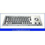 Waterproof Illuminated Metal Keyboard EMC With High Temperature-Resistant Polycarbonate Keys