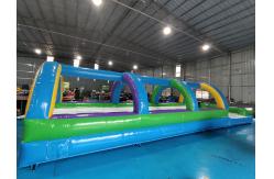 China OEM/ODM Commercial Inflatable Water Slides Inflatable Water Slip With Pool supplier