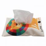 Custom Sublimation Blank Linen Tissue Box Photo Printing Tissue Bag Case Eco-Friendly for sale